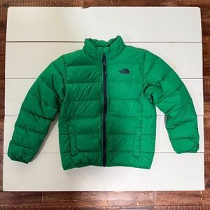 The North Face Boys 550 Down Green Puffer Jacket